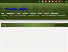 Tablet Screenshot of harmonygardens.net